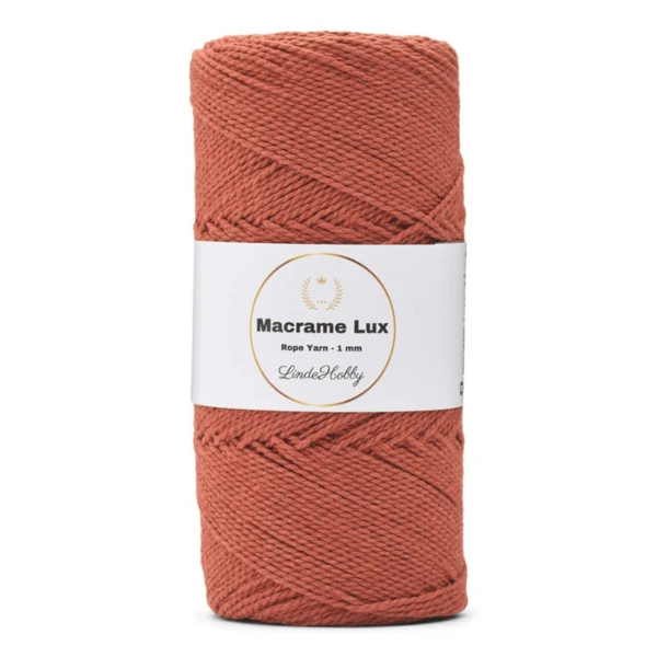 LindeHobby Macrame Lux, Knyttegarn, 1 mm